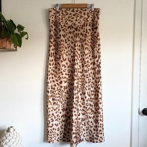 Free People Normani Bias Printed Midi Skirt